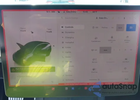 2022 Tesla Model Y Performance Dual Motor All-Wheel Drive z USA, uszkodzony, nr VIN 7SAYGDEF5NF404605